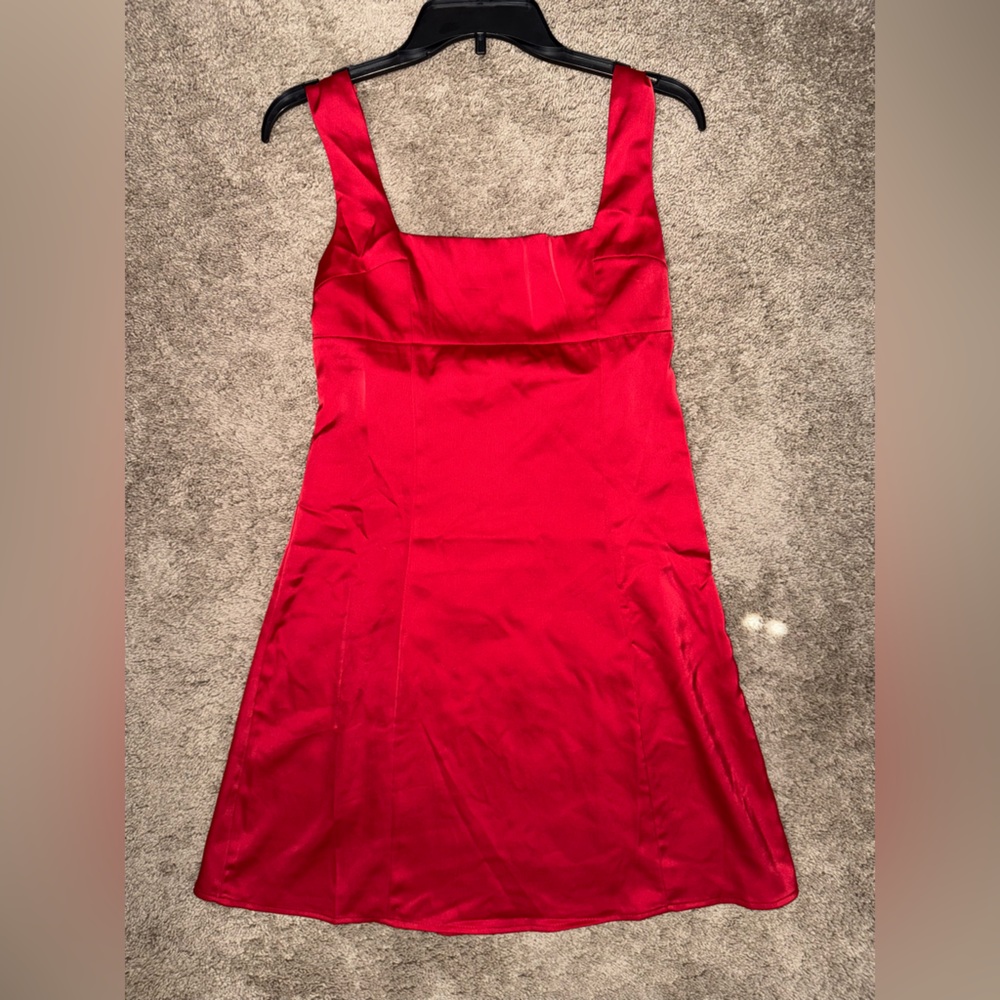 Altar'd State Vibrant Red Dress